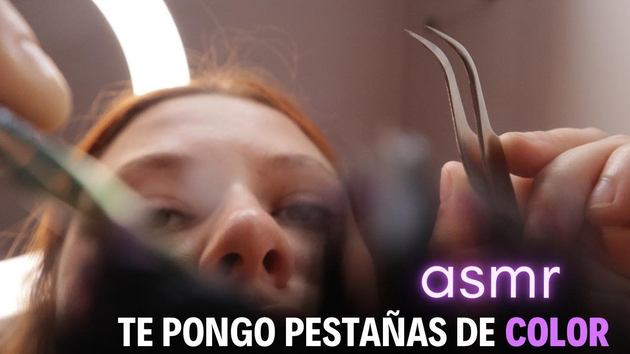 ASMR - ATENCION PERSONALIZADA de tu LASHISTA (asmr sin querer/unintentional asmr)