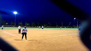 Gabe's home run Co-ed softball