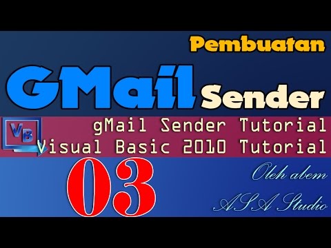 Visual Basic 2010 Tutorial, Pembuatan GMail Sender, 3, Fungsi Mengirim Email dan Timer