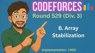 B. Array Stabilization | Codeforces Round 529 (Div. 3) | implementation | 900