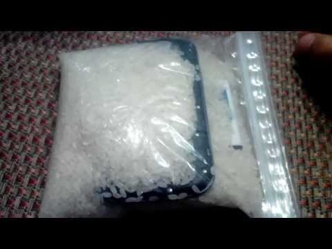 Fixed Galaxy S3/S4 using Uncooked Rice and Vacuum Suction: Ocean Water (Salt Water)