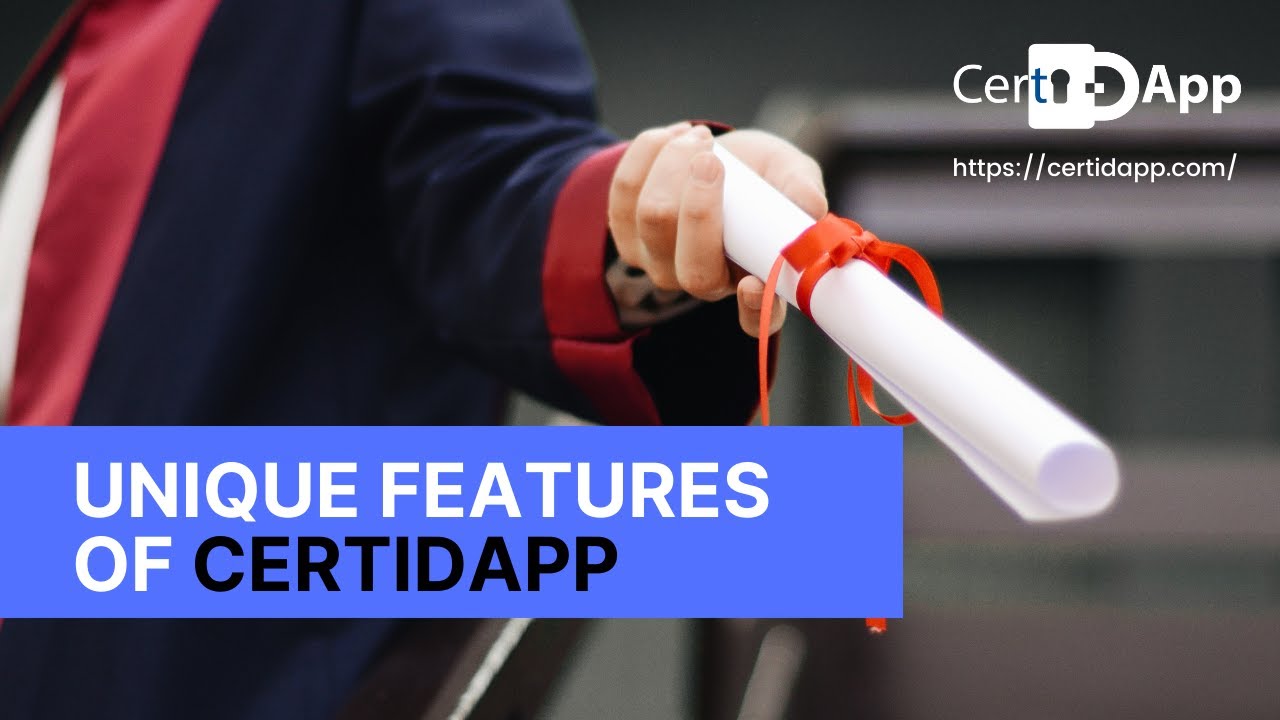 Top Unique Features Of CertiDApp