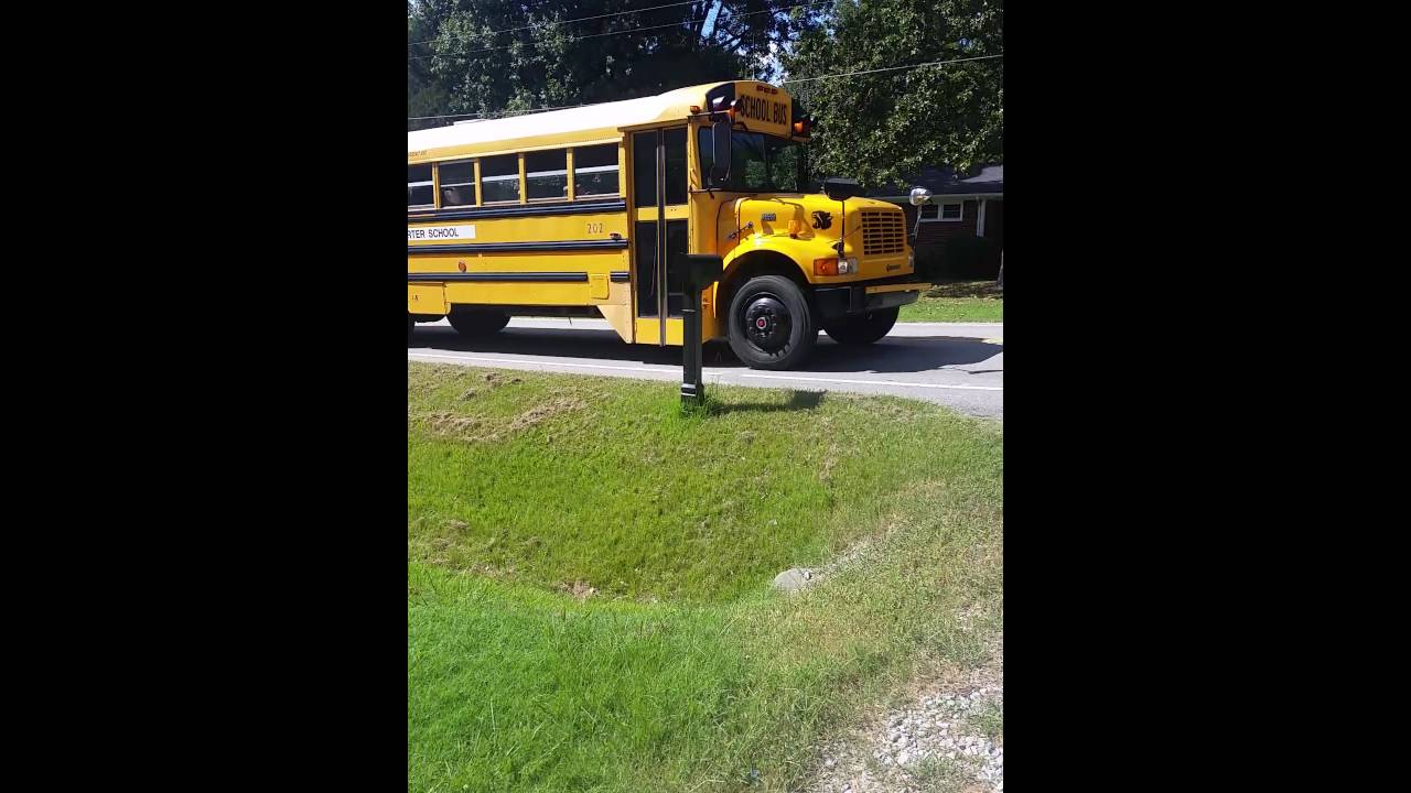 Brays first bus ride home from school. YouTube