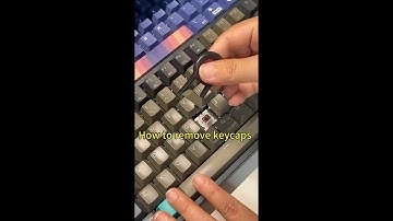 How to remove keycaps丨如何拔键帽 #keyboard   #keycaps  #how