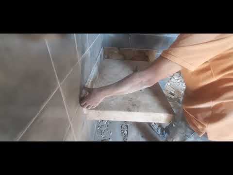 شاهد تركيب رخام حوض حمام رخام امبرادور بيج او لايت