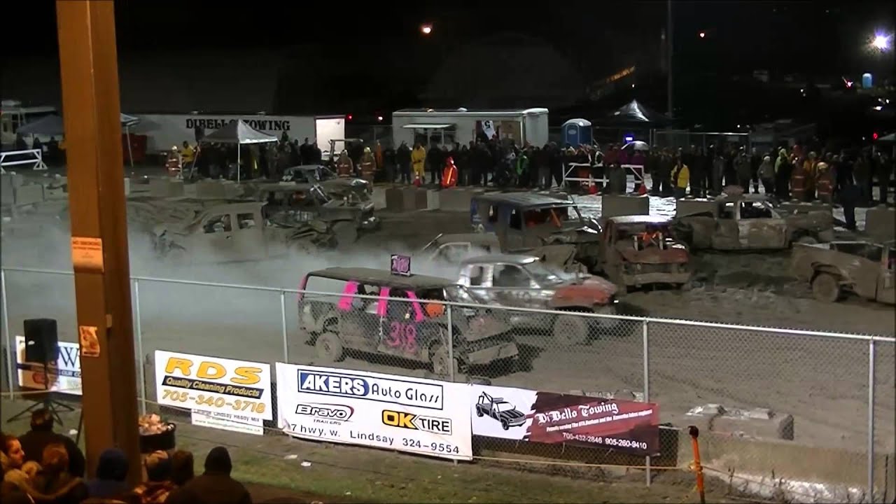 demolition derby 2015 FALL BRAWL 6 TRUCKS DEMOLITION DERBY