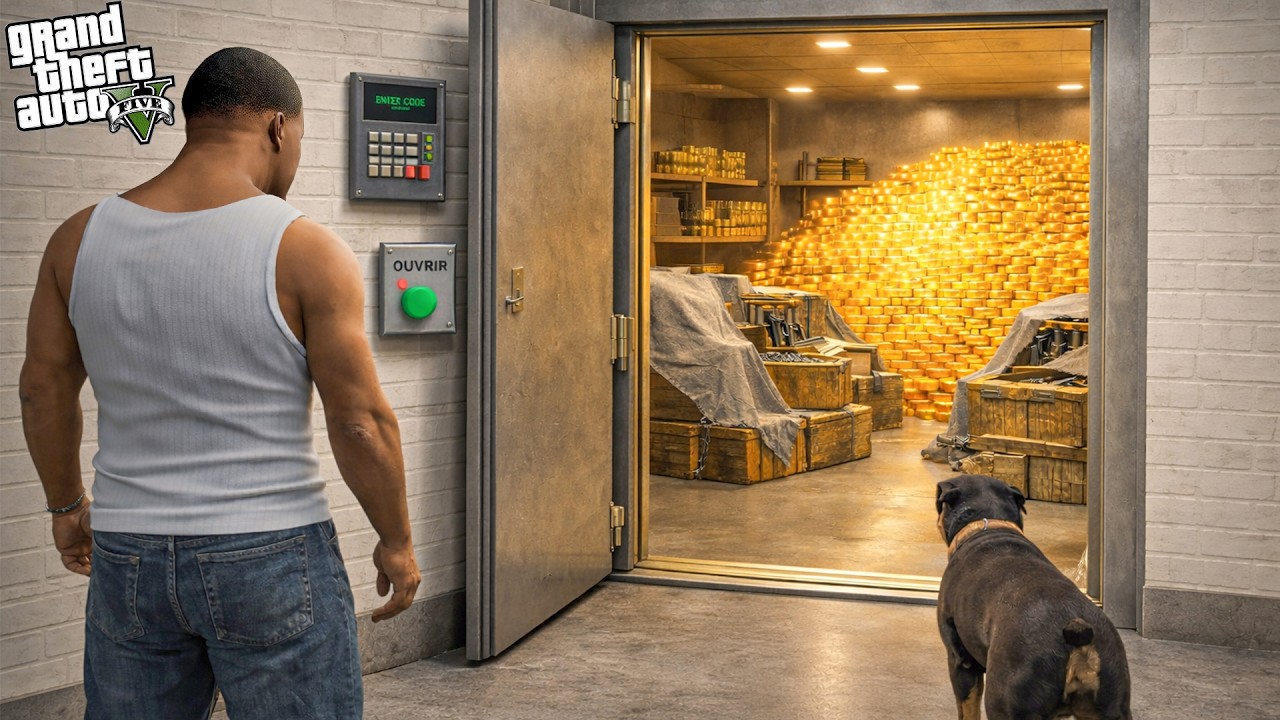 Franklin Trouve la PIÈCE CACHÉE de Michael à l'intérieur de sa Maison | GTA 5 Mods