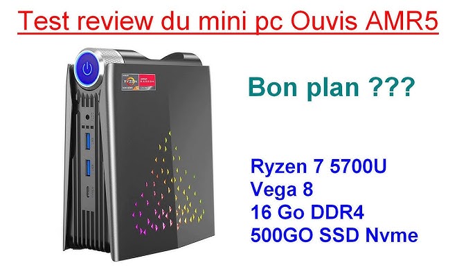 Beelink Mini PC SER5 Max AMD Ryzen 7 5800H (8C/16T Up to 4.4GHz), 16GB DDR4  RAM1TB NVME SSD, AMD Radeon Graphics, Windows 11 Pro, WiFi 6/BT 5.2 