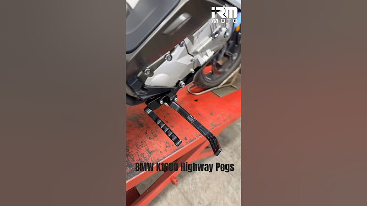 K1600 Highway pegs #k1600gtl #k1600gt #k1600 #bmwmotorrad #bmwmotorcycles #bmwtouring #bmwmotorbike