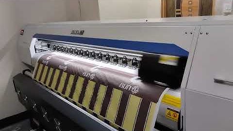 Audley Sublimation printer 1.8m print width with 2 I3200-A1 heads printing for polyester