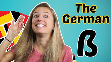GERMAN PRONUNCIATION 10: The special letter ß (sharp s) 😊😊😊