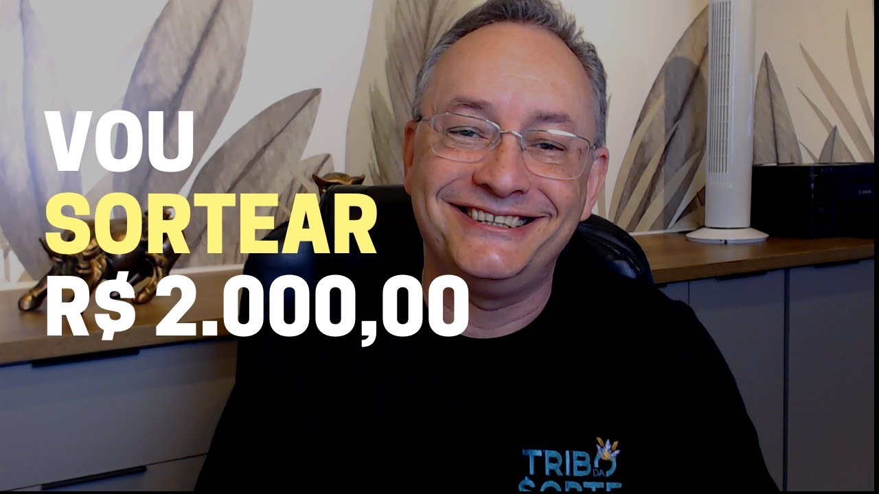 Vou Sortear R$ 2.000,00 I Veja Como é Fácil Participar - YouTube