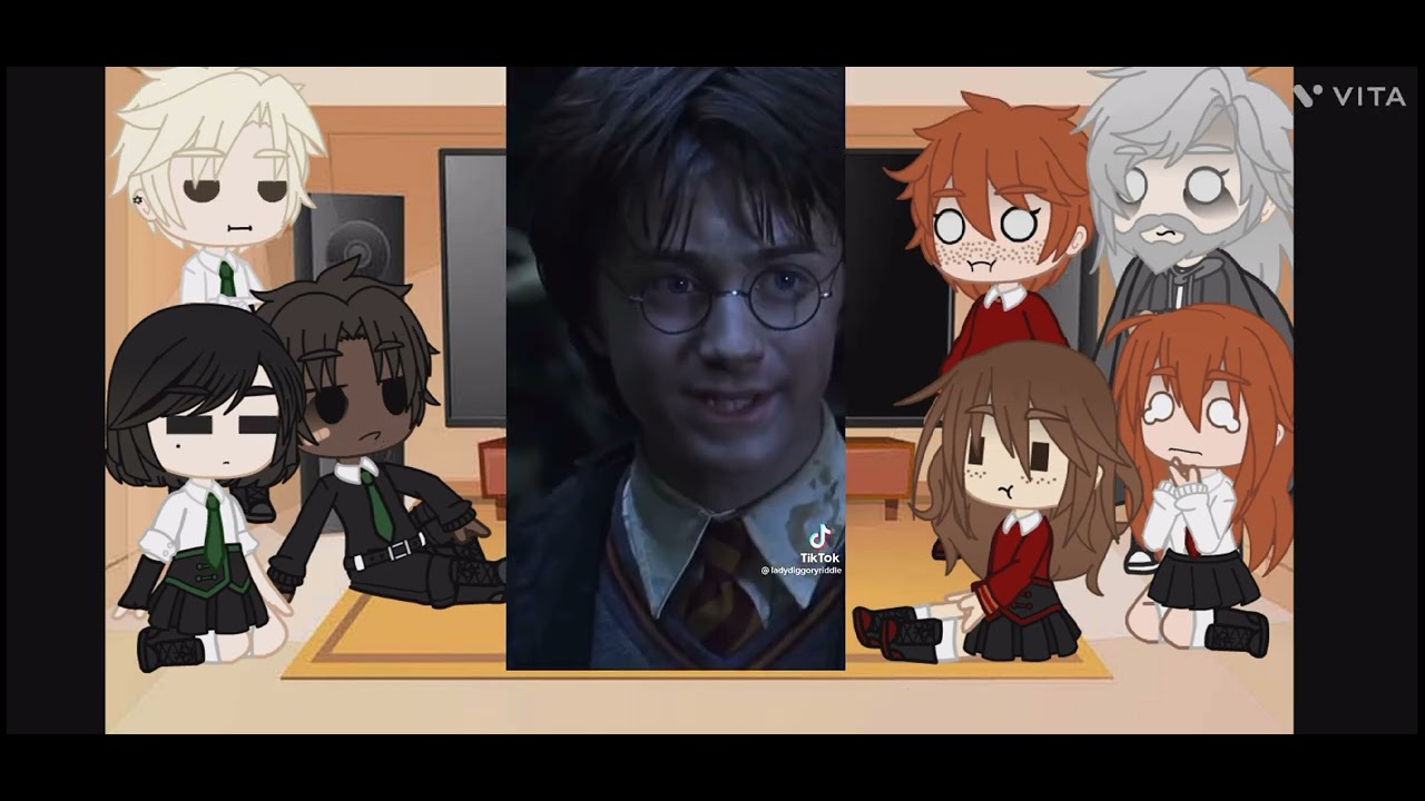 ^реакция персонажей из гп на томарри^   |Dark Harry| {tomarry}