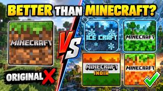 MINECRAFT VS BEST and WORST COPY GAMES EVER MADE | Minecraft Clone Games!...