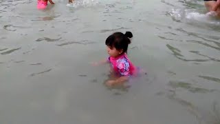 Funny baby Sofia play on the beach Nursery Rhymes Songs for Children and Babies