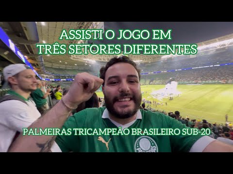 ENTREI DE GRAÇA NO ALLIANZ PARQUE PARA VER O PALMEIRAS TRICAMPEÃO BRASILEIRO SUB-20! - #273