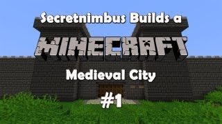 Let's Build a Minecraft City #1 - Working City Gate and Future Plans