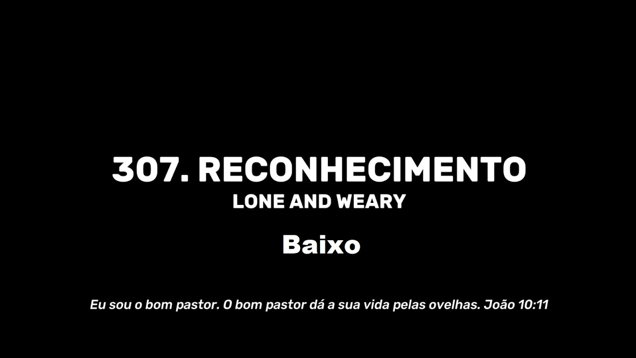 307. Reconhecimento - Baixo