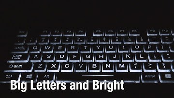 Perixx PERIBOARD-317 |  Backlit, Big Print Keyboard