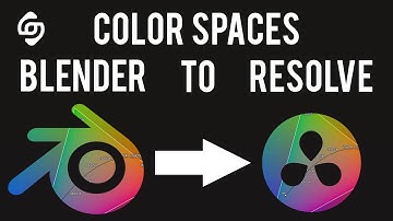 How to get the Blender 3D color spaces into Davinci Resolve