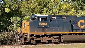 CSX L658 Returns Back To Newberry SC In The Evening Of 10/22/2022