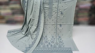 Peach Marina Embroidered with Same Embroidered Shawl | New Arrivals | Winter Collection
