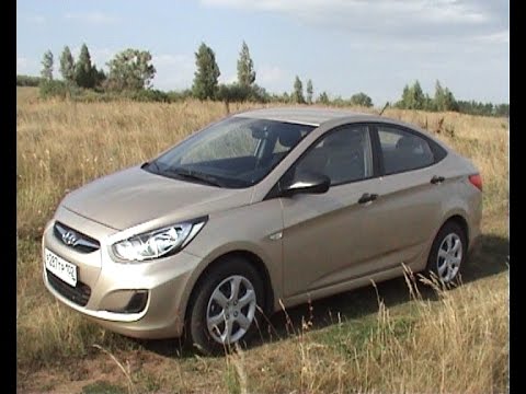 Солнечный Хундай Солярис (Hyundai Solaris). 1.4, автомат. Обзор. Тест-драйв.