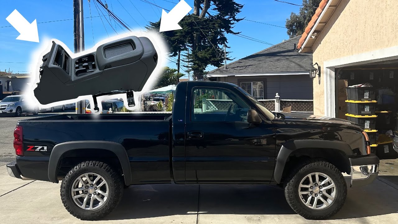 Installing CENTER CONSOLE on My z71 Single Cab! MUST HAVE! - YouTube