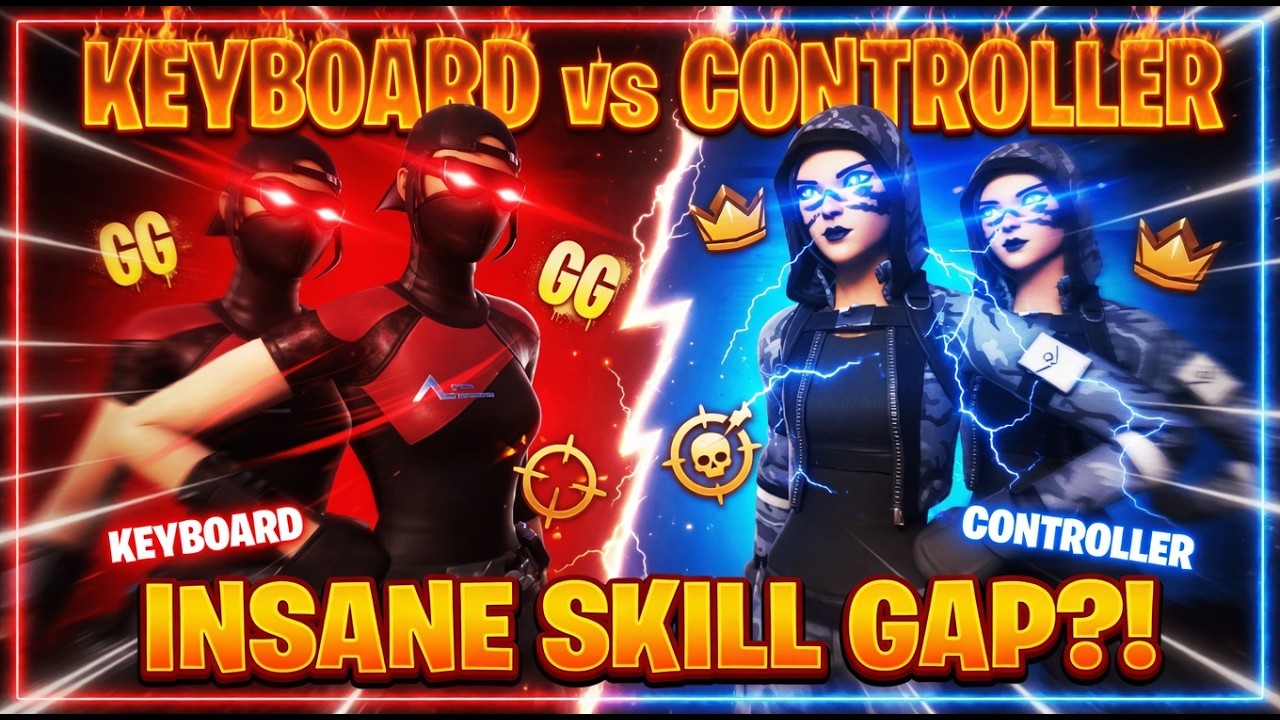 2 Keyboarders VS 2 Controller Players - YouTube