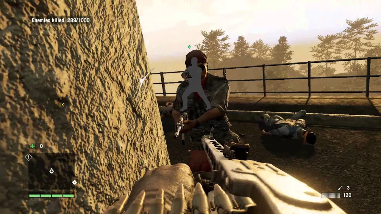 Far Cry 4 Mg 42 Vs 1000 Men Youtube