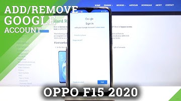How to Add / Remove Google Account in OPPO F15 2020 – Manage Google Account