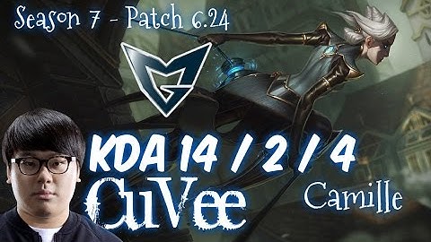 SSG CuVee CAMILLE vs POPPY Top - Patch 6.24 KR Ranked