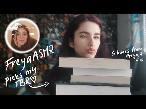 ASMR my girl @FreyaASMR picks my january tbr📚🌟 (whispering & book triggers)