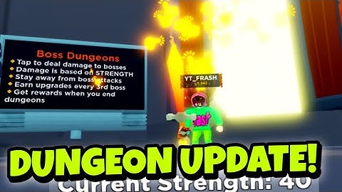 I DID THE *NEW* DUNGEON UPDATE WITH A DEVELOPER IN TAPPING SIMULATOR