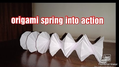 Origami spring into action (jeff beynon)