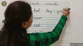 Language Development English Opposite Words