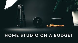 How to Build a HOME PHOTOGRAPHY STUDIO in a SMALL PLACE!