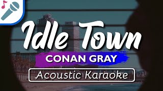 Conan Gray - Idle Town - Karaoke Instrumental (Acoustic) Resimi