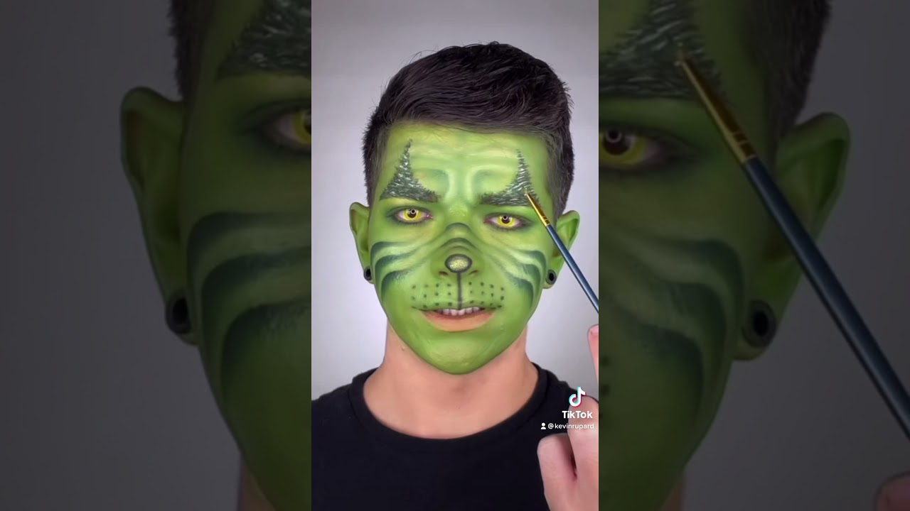 The Grinch Makeup - Step by Step, 🎆🎇 HAPPY NEW YEAR 🎇🎆 …