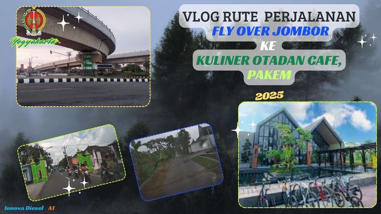 Vlog Rute Perjalanan dari arah Fly Over JOMBOR ke arah OTADAN Cafe yang ...