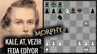 Morphy Bi̇r At İle Raki̇bi̇ni̇ Mat Edi̇yor