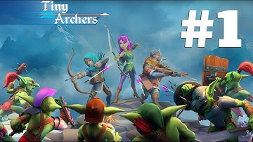 Tiny Archers - Gameplay Walkthrough Part 1 - iOS, Android