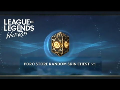 Skin Rando Chest WILD RIFT: PORO STORE RANDOM SKIN CHEST OPENING! - YouTube