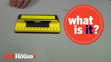 Yellow and Black Plastic Tool | What Is It | Ask This Old House