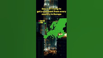 Day 6 of Trying to get a Comment from every Country in Europe #fyp #shorts #europe