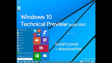 Windows 10 Technical Preview Build 9841 Install Tutorial + Download Link!