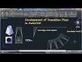 Development of transition piece in autocad circular to rectangular development engineering drawing