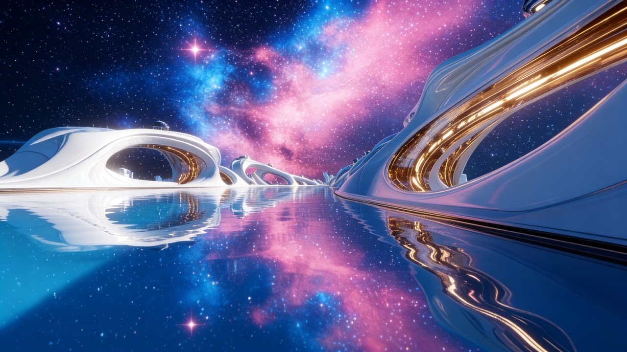 ✨ Orbital Spa ⧫ Tranquil Sci-Fi Ambience the space ✨ 4K ✨ LIVE 24/7 ✨