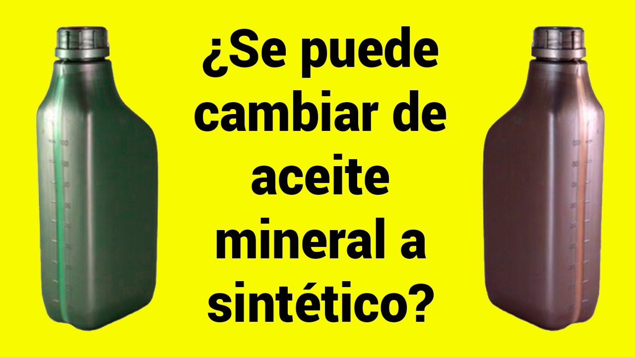 ¿Se puede cambiar el aceite de tu moto de minal a sintético?