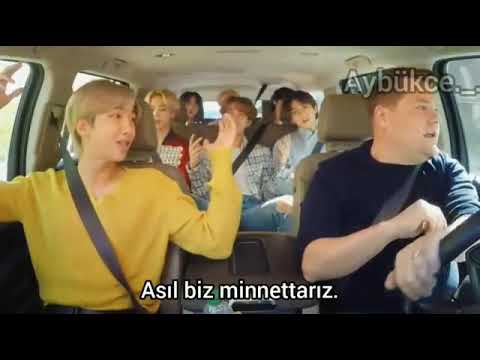 [Türkçe Altyazılı] BTS Carpool Karaoke part 1